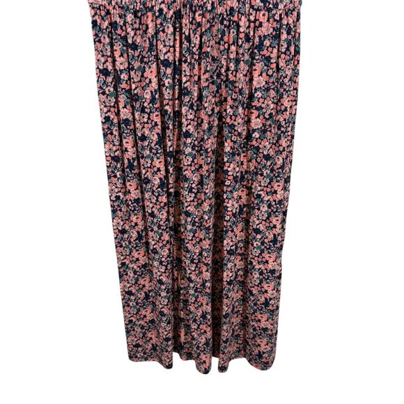 Modcloth Multicolor Floral V Neck Midi Dress Women's Size Medium - Picture 4 of 7